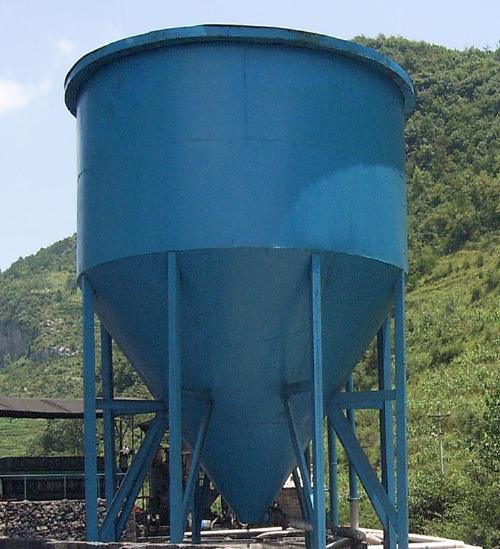 高效深锥浓密机的工作原理(图1) 深锥浓缩机